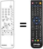 Comandos à distância equivalente Grundig ST 63-255 IDTV
