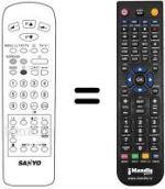 Comandos à distância equivalente 1AV0U10B09701