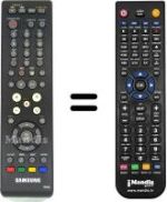 Comandos à distância equivalente Samsung SMT T5040