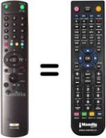Comandos à distância equivalente Sony KV-32 FX68K