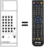 Comandos à distância equivalente T-534 A / B