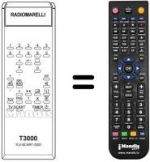 Comandos à distância equivalente T 3000