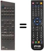 Comandos à distância equivalente T 550