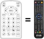 Comandos à distância equivalente Lenoir TVC 72 LCD MASTER PLUS