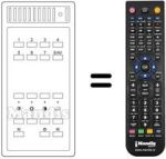 Comandos à distância equivalente T 723