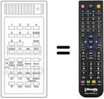 Comandos à distância equivalente T 731