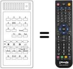 Comandos à distância equivalente T 732