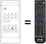 Comandos à distância equivalente Panasonic TC-2282 FR / SR
