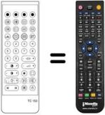 Comandos à distância equivalente TC 153
