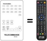 Comandos à distância equivalente TC 16 A