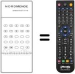 Comandos à distância equivalente TC 2112