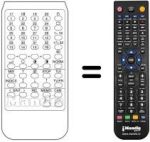 Comandos à distância equivalente TELECOMPUTER 7444