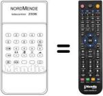 Comandos à distância equivalente TELECONTROL 2336