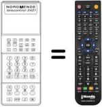 Comandos à distância equivalente TELECONTROL 2401
