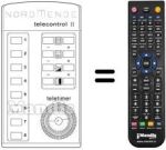 Comandos à distância equivalente TELECONTROL II