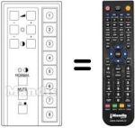 Comandos à distância equivalente TELEMASTER 8