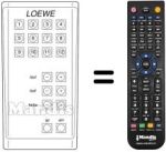 Comandos à distância equivalente TELEOPTIMAT 8