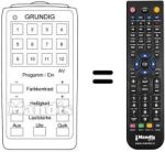 Comandos à distância equivalente TELEPILOT 21 UHR