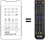 Comandos à distância equivalente TELESENSOR IIB