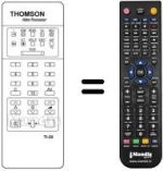 Comandos à distância equivalente TI 20