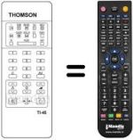 Comandos à distância equivalente TI 45
