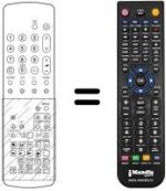 Comandos à distância equivalente TNQ 8E 0453