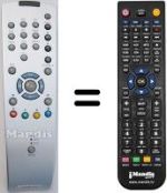 Comandos à distância equivalente Grundig XENTIA 82 FLAT MFW 82-430 / 8