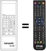 Comandos à distância equivalente TV 501