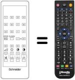 Comandos à distância equivalente TV 5 MONO