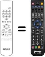 Comandos à distância equivalente Ingelen TVR 5135