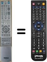 Comandos à distância equivalente DRH-5000