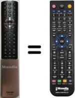 Comandos à distância equivalente Toshiba 46 UL 875