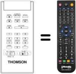 Comandos à distância equivalente Thomson V 6090