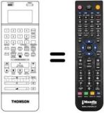 Comandos à distância equivalente Thomson V 630
