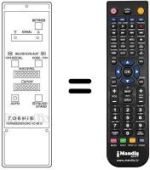 Comandos à distância equivalente VC-66 G