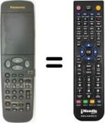 Comandos à distância equivalente Panasonic NV-HD628 EG