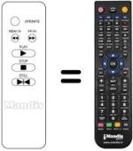 Comandos à distância equivalente VIDEO 6 BUTTON