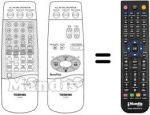 Comandos à distância equivalente VT-854 G