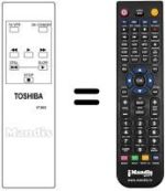 Comandos à distância equivalente VT-B1E