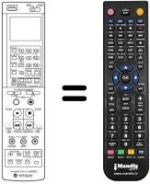 Comandos à distância equivalente VT-RM 633 E
