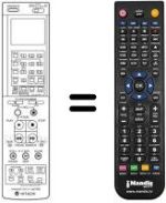 Comandos à distância equivalente VT-RM 743 E