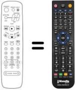 Comandos à distância equivalente Radiomarelli VTR 8101
