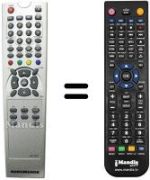 Comandos à distância equivalente United UTV 14X83 D (ver. 2)