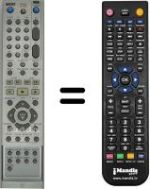 Comandos à distância equivalente LG DR-4812 V