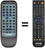 Comandos à distância equivalente Thomson DTH 1000