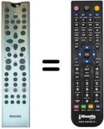 Comandos à distância equivalente Aristona DVD 1010