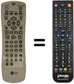 Comandos à distância equivalente LG DR-4810