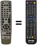 Comandos à distância equivalente LG LH 6231 P