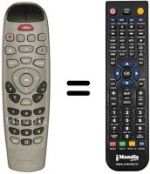 Comandos à distância equivalente Ingelen MEDIA MASTER 260 S