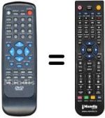 Comandos à distância equivalente Sansui DB-X 21000